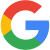 Google logo icon featuring a bold, capital "G" in blue, red, yellow, and green colors.